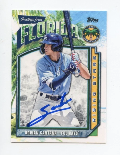 ADRIAN SANTANA SIGNED AUTOGRAPHED 2024 TOPPS PRO DEBUT BASEBALL CARD AUTO