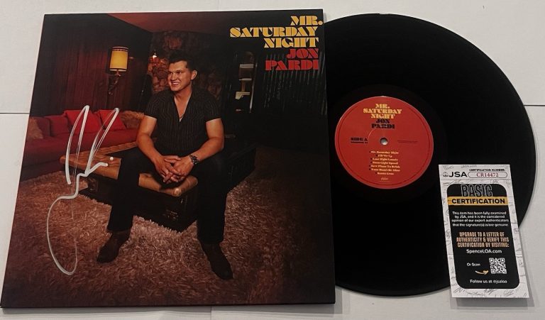 JON PARDI SIGNED MR. MR SATURDAY NIGHT LP VINYL RECORD ALBUM JSA COA