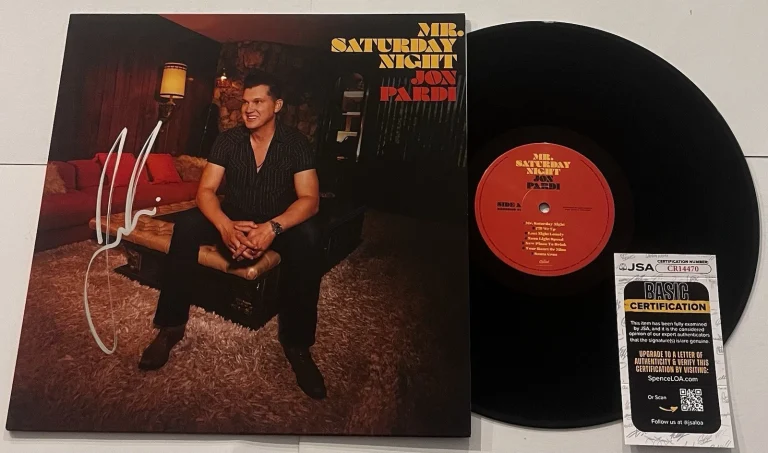 JON PARDI SIGNED MR. MR SATURDAY NIGHT LP VINYL RECORD ALBUM JSA COA