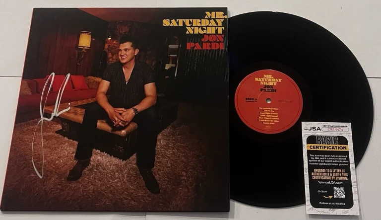 JON PARDI SIGNED MR. MR SATURDAY NIGHT LP VINYL RECORD ALBUM JSA COA