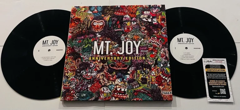 MT. JOY BAND SIGNED ANNIVERSARY EDITION LP VINYL RECORD ALBUM MATT QUINN +4 JSA