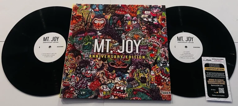MT. JOY BAND SIGNED ANNIVERSARY EDITION LP VINYL RECORD ALBUM MATT QUINN +4 JSA