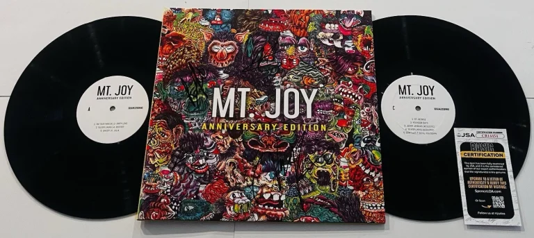 MT. JOY BAND SIGNED ANNIVERSARY EDITION LP VINYL RECORD ALBUM MATT QUINN +4 JSA
