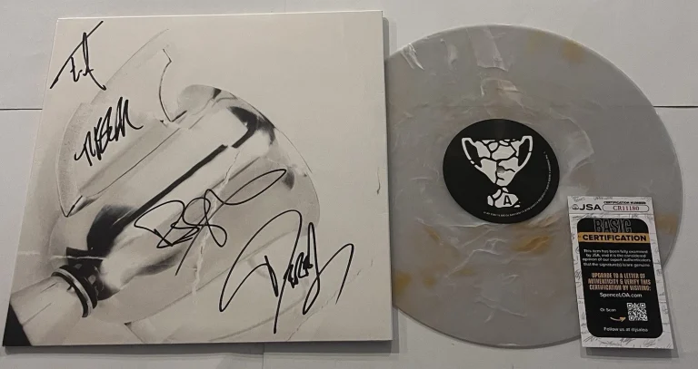 STATE CHAMPS BAND SIGNED SELF-TITLED LP VINYL RECORD ALBUM JSA COA