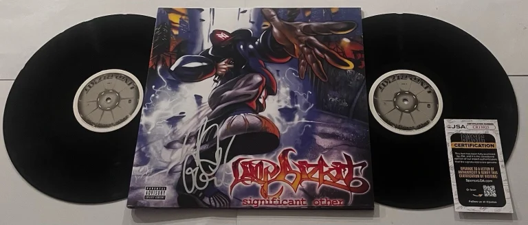 WES BORLAND LIMP BIZKIT SIGNED SIGNIFICANT OTHER LP VINYL RECORD ALBUM JSA COA
