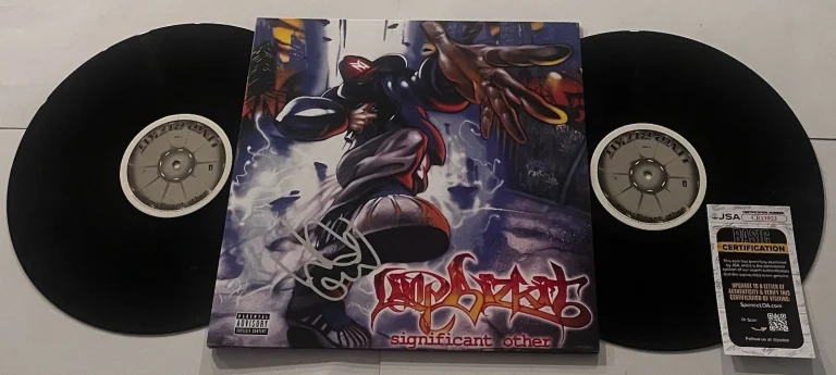 WES BORLAND LIMP BIZKIT SIGNED SIGNIFICANT OTHER LP VINYL RECORD ALBUM JSA COA
