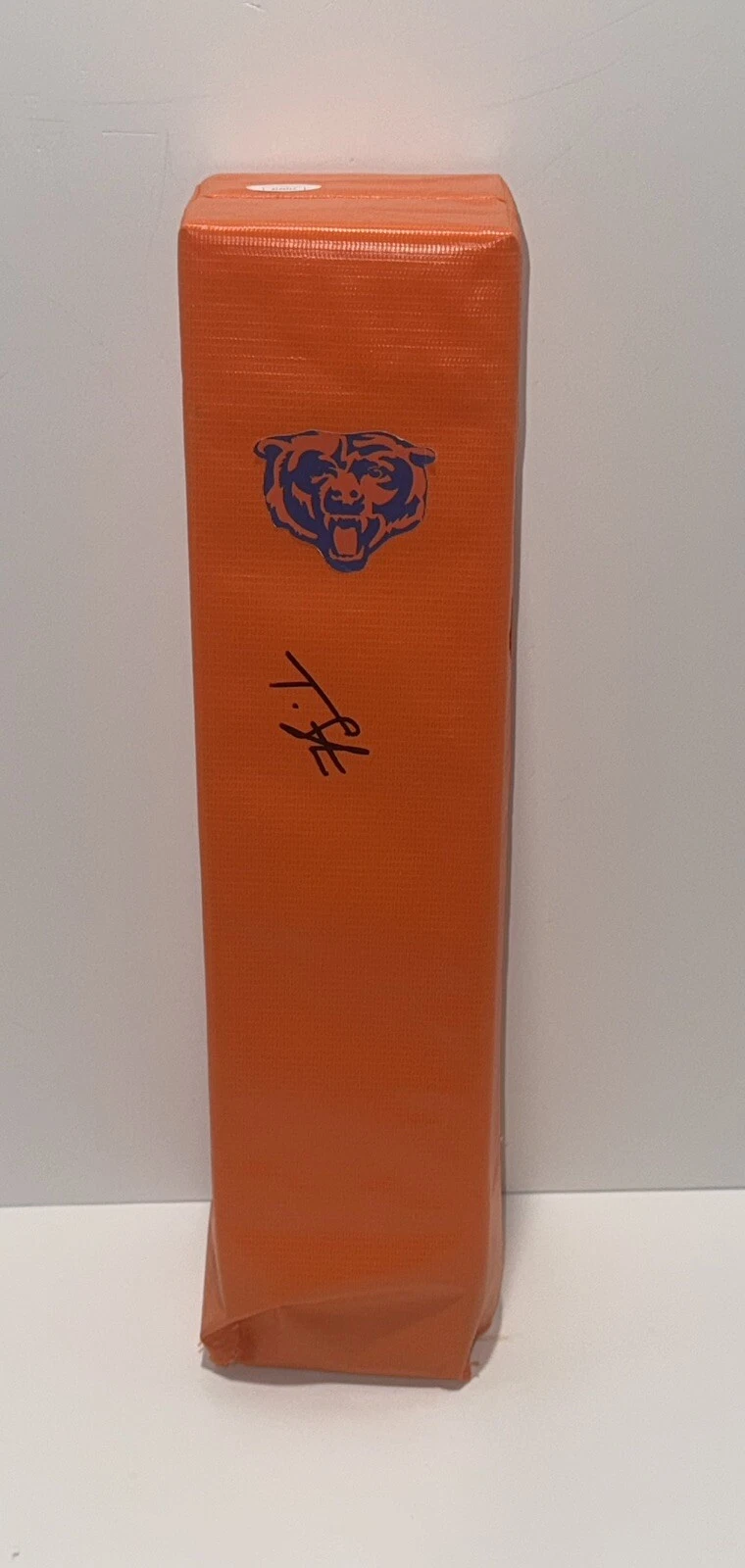 TYRIQUE STEVENSON SIGNED TOUCHDOWN PYLON CHICAGO BEARS NFL STAR PROOF JSA COA