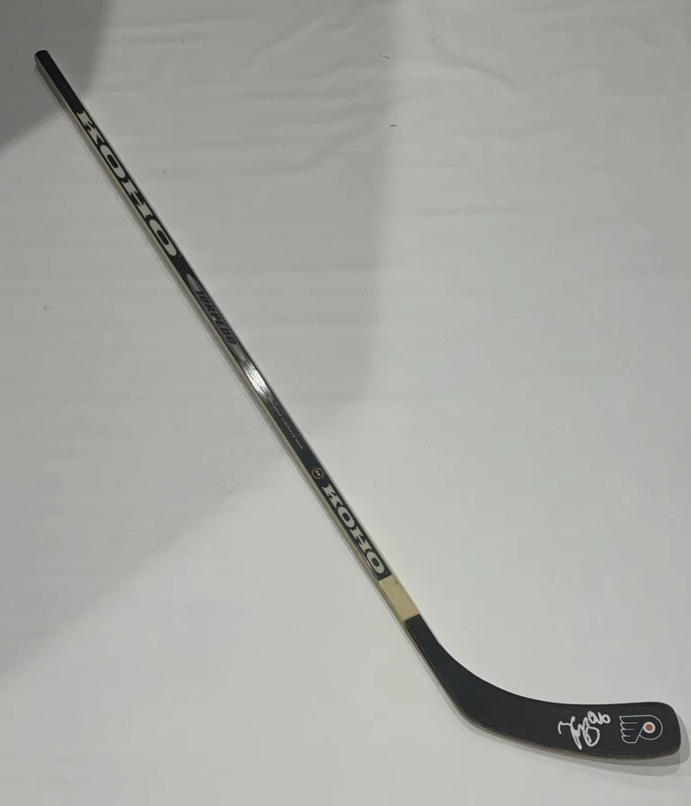 ANDREI KUZMENKO SIGNED CCM HOCKEY STICK PHILADELPHIA FLYERS PROOF JSA COA