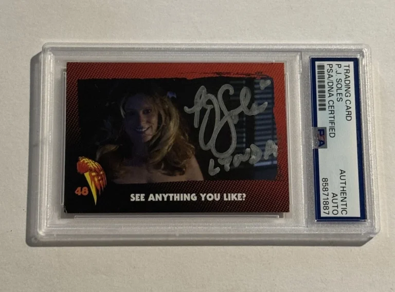PJ Soles Signed Auto 2024 Fright Rags Card #48 Lynda Halloween Movie Actress PSA