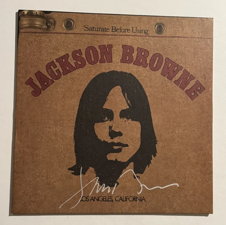 JACKSON BROWNE SIGNED LP VINYL RECORD ALBUM LEGENDARY SINGER RARE COA