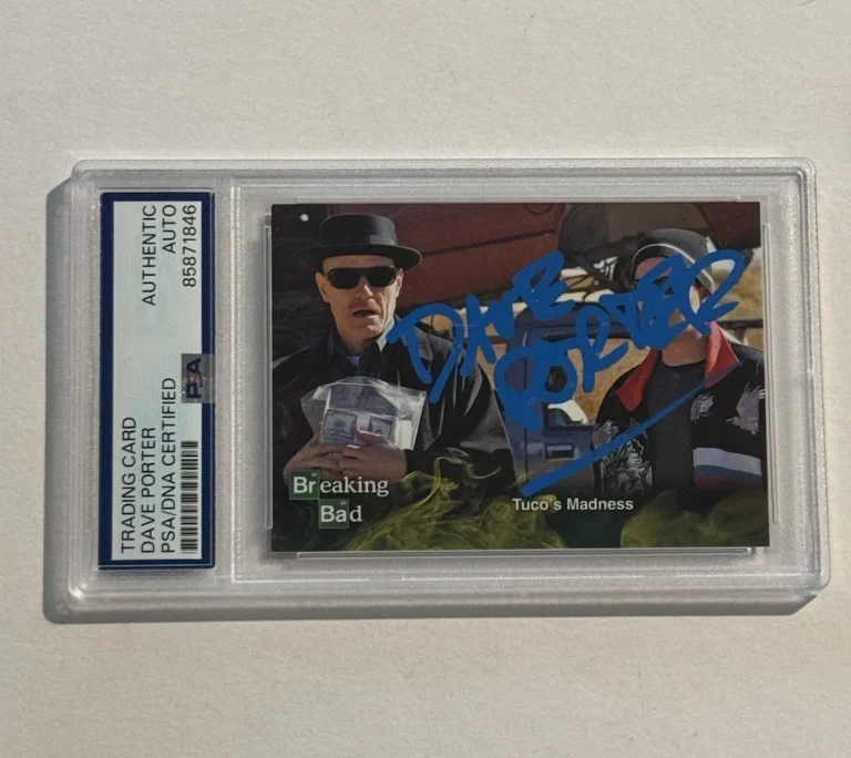 DAVE PORTER SIGNED AUTO 2014 Cryptozoic Breaking Bad Composer Rare #27 PSA