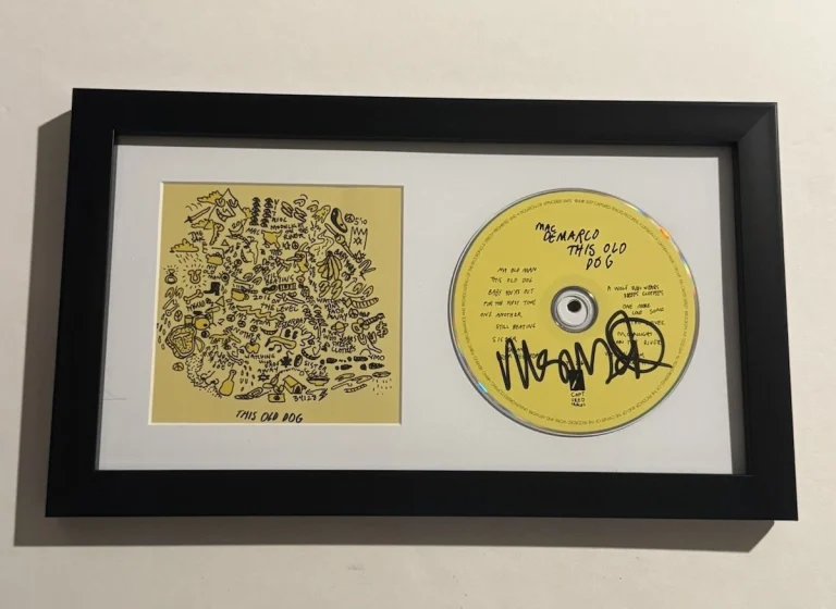 MAC DEMARCO SIGNED AUTOGRAPHED THIS OLD DOG FRAMED MATTED CD INDIE SINGER COA