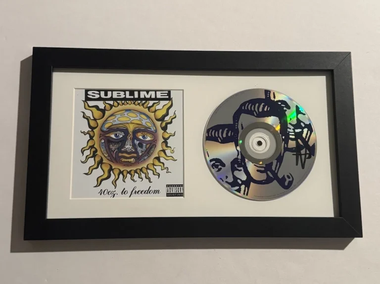 ERIC WILSON SIGNED CD FRAMED SUBLIME BAND ORIGINAL BASSIST LEGEND VERY RARE COA