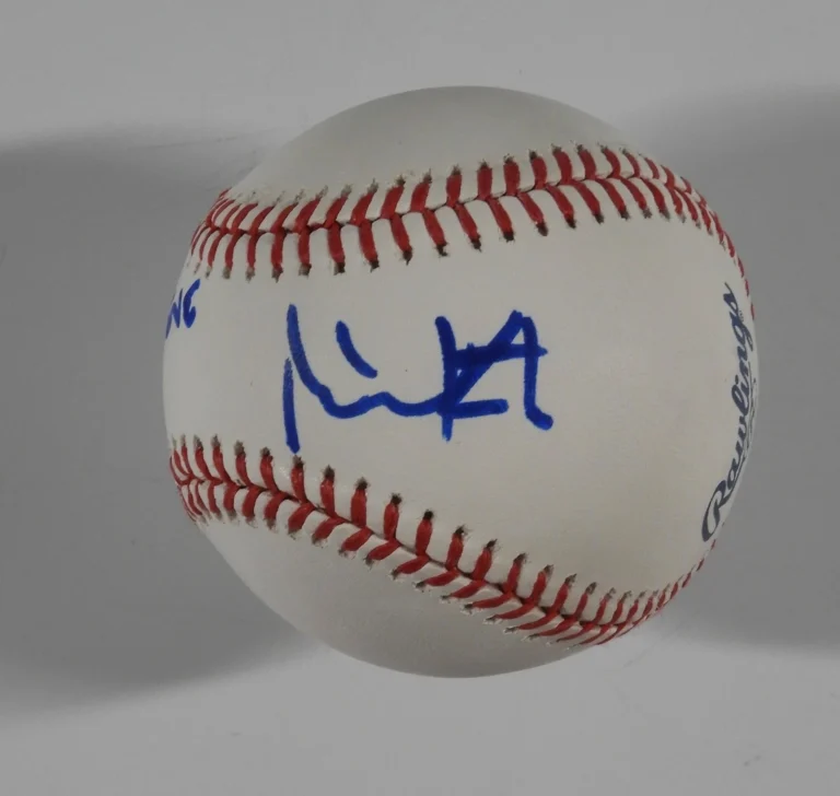 Michael Keaton JSA Signed Autograph Official Baseball Batman