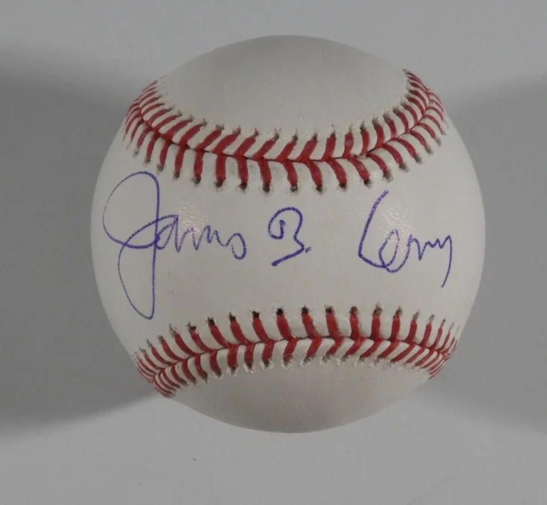 James B. Comey  Autographed Signed Baseball JSA COA