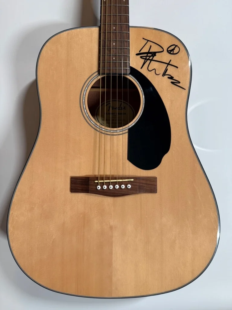 Dave Matthews Band JSA Autograph Signed Fender Acoustic Guitar
