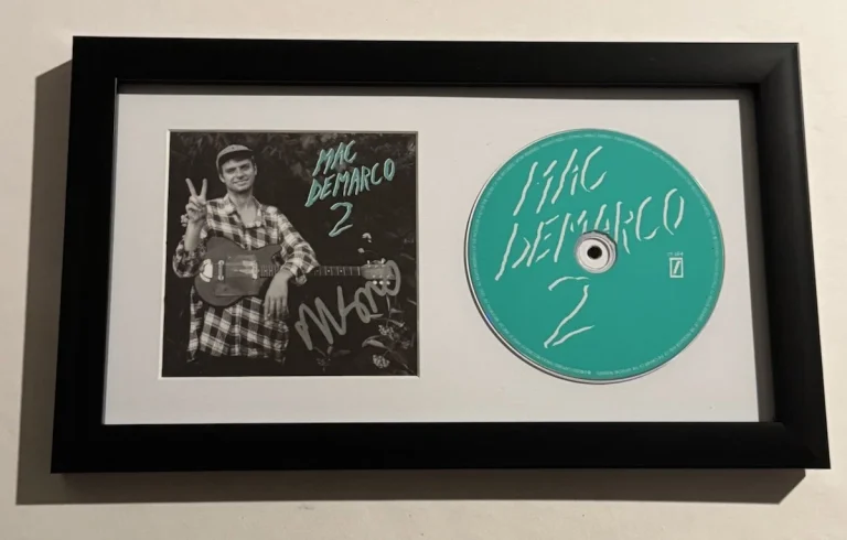 MAC DEMARCO SIGNED AUTOGRAPHED FRAMED MATTED CD INDIE SINGER COA
