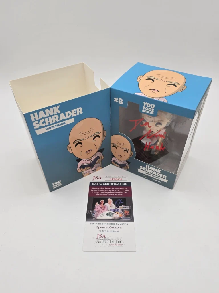Dean Norris Signed Hank Schrader Youtooz #8 Breaking Bad JSA COA Inscribed Red