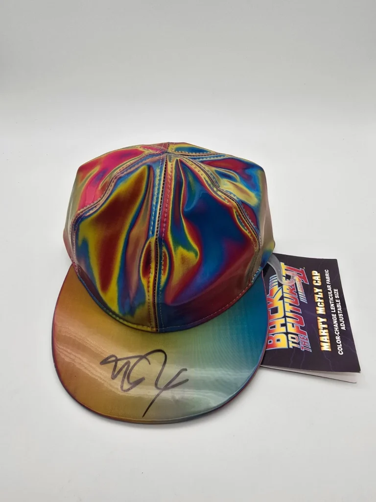Michael J Fox Signed Marty McFly Hat Back to the Future 2 Autograph JSA Witness