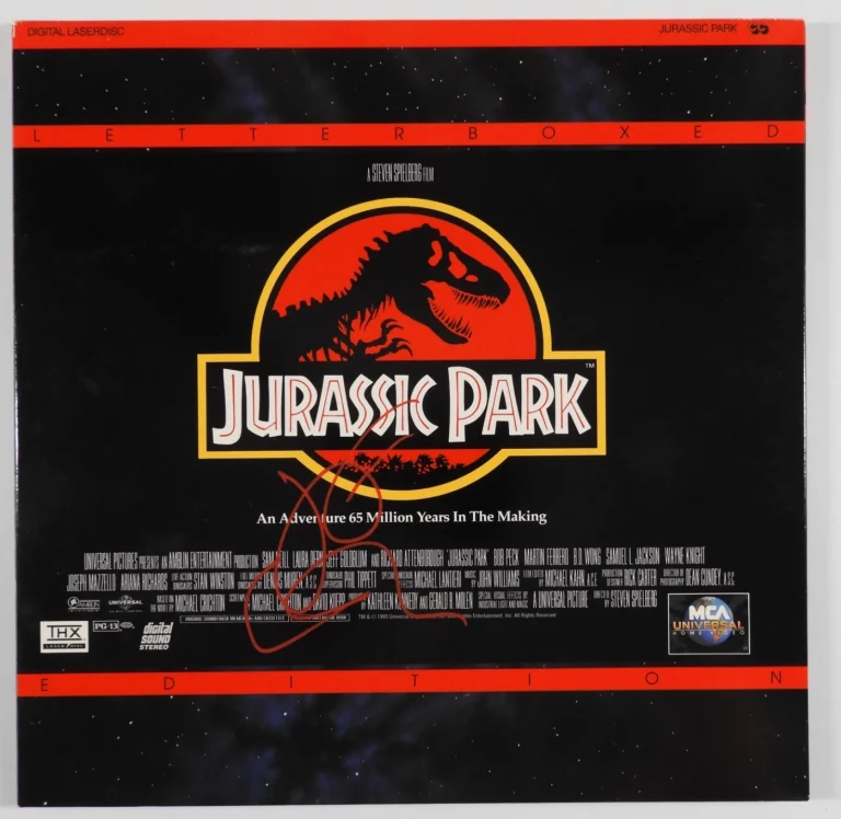 Jeff Goldblum JSA Autograph Signed Laserdisc Jurassic Park
