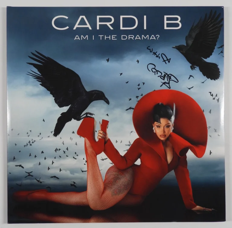 Cardi B Signed JSA Autograph Record Vinyl Am I The Drama