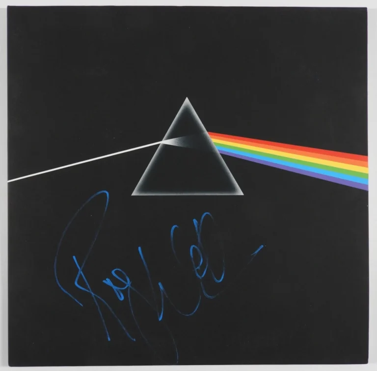 Pink Floyd Roger Waters Dark Side Of The Moon JSA Signed Autograph Record Vinyl