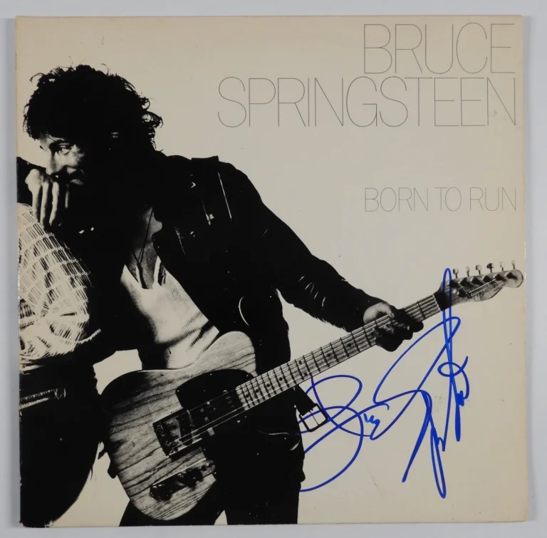 Bruce Springsteen JSA Autograph Signed Record Album Vinyl Born To Run