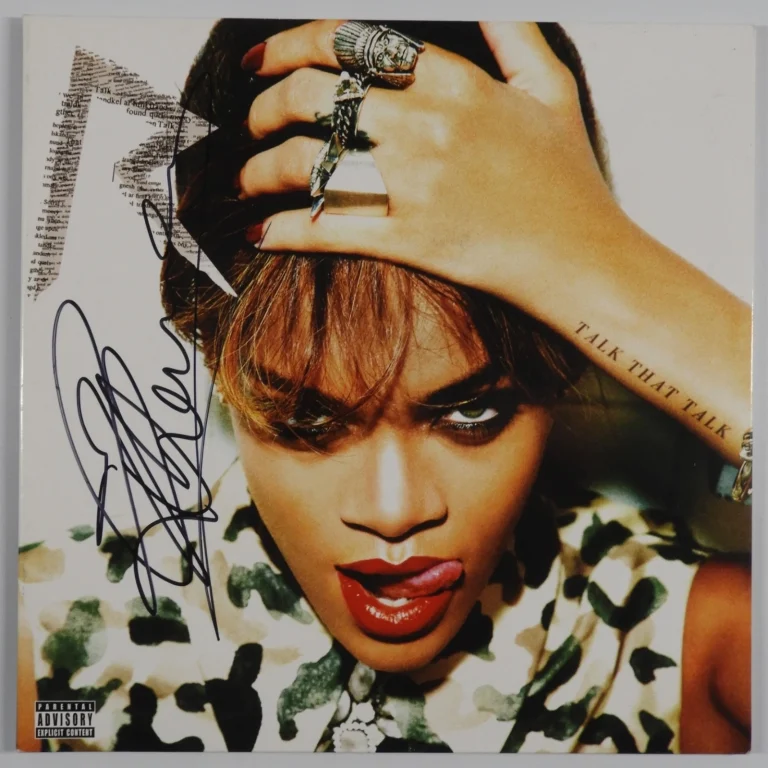 Rihanna JSA Signed Autograph Record Album Vinyl Talk That Talk
