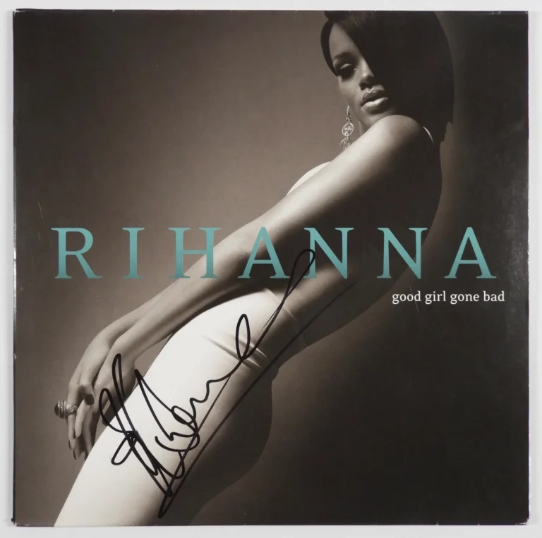 Rihanna JSA Signed Autograph Record Album Vinyl Good Girl Gone Bad