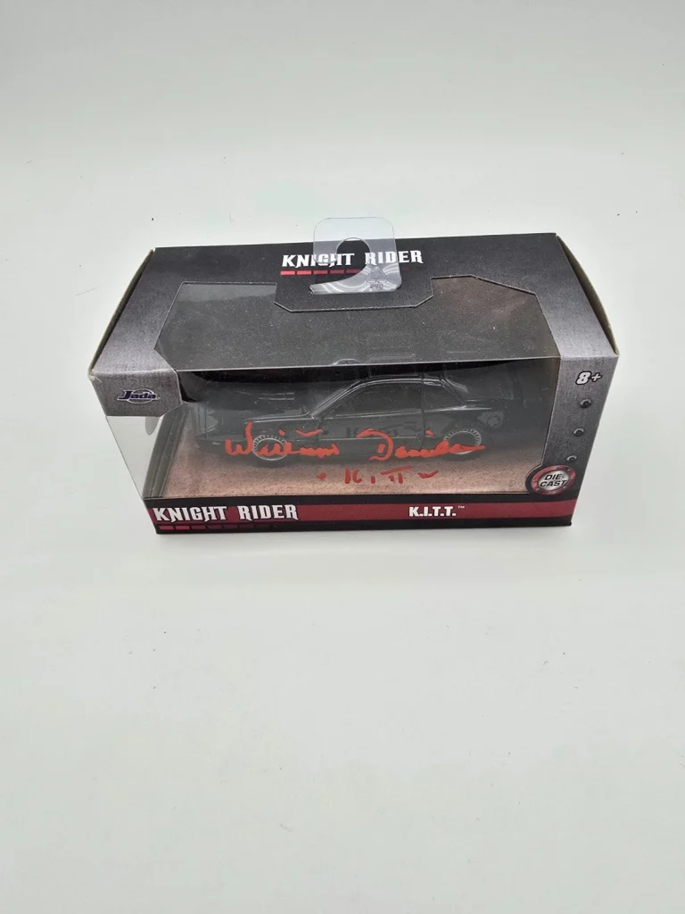 William Daniels Signed Knight Rider KITT 1:32 Diecast JSA COA Inscribed KITT