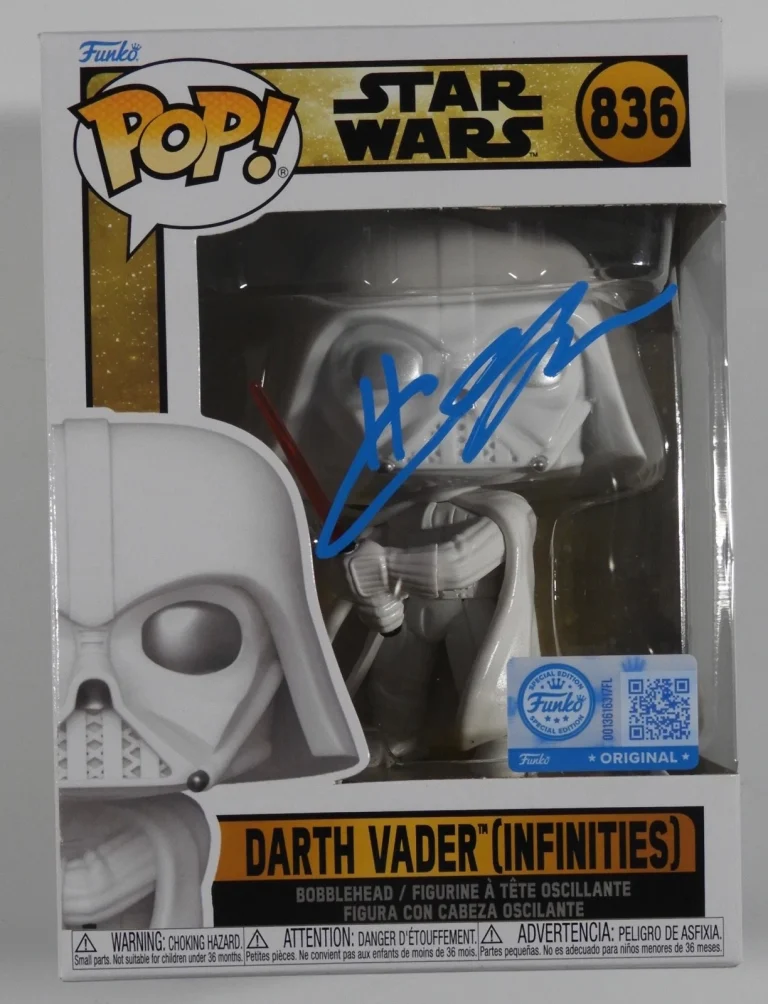 Star Wars Hayden Christensen JSA Signed Autograph Funko Pop 836 Darth Vader