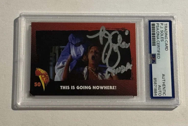 PJ Soles Signed Auto 2024 Fright Rags Card #45 Lynda Halloween Movie Actress PSA