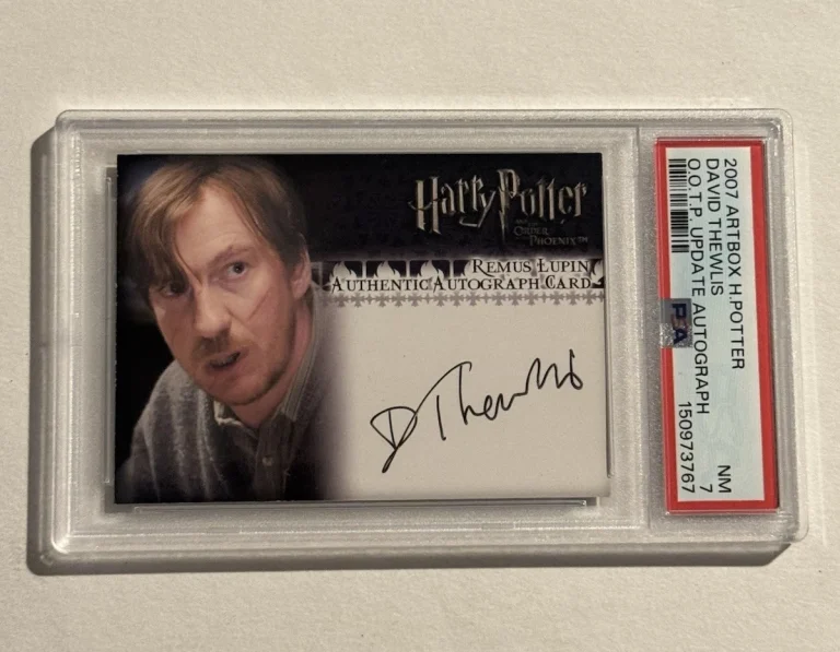 2007 ARTBOX HARRY POTTER ORDER PHOENIX UPDATE DAVID THEWLIS REMUS AUTO PSA 7