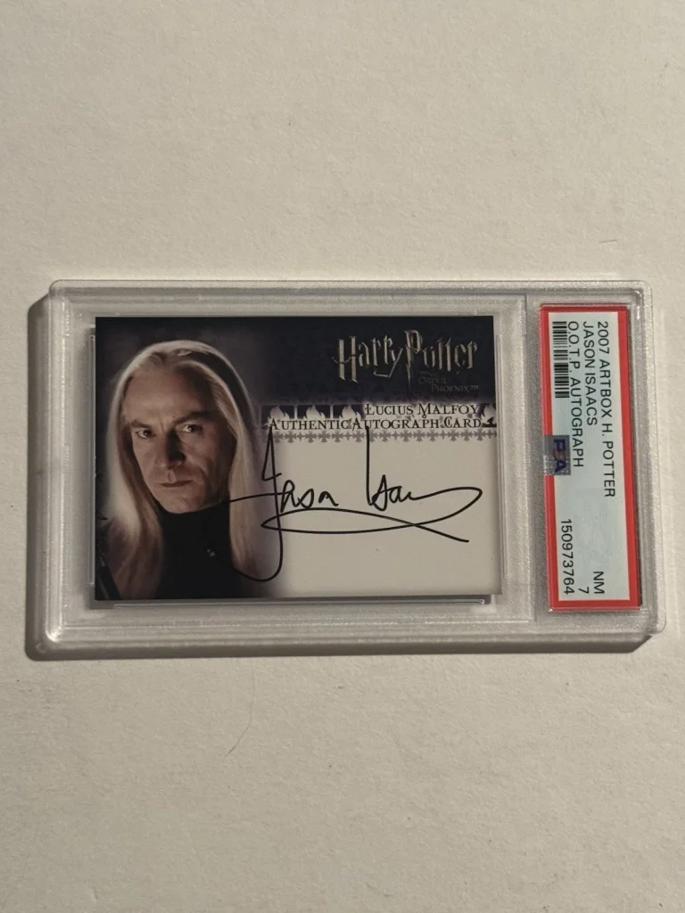 Jason Isaacs 2007 Artbox Harry Potter Order Of The Phoenix Autograph Auto PSA 7