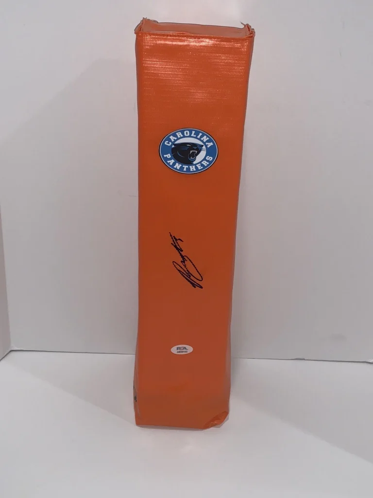 BRYCE YOUNG SIGNED TOUCHDOWN PYLON CAROLINA PANTHERS FOOTBALL PSA COA