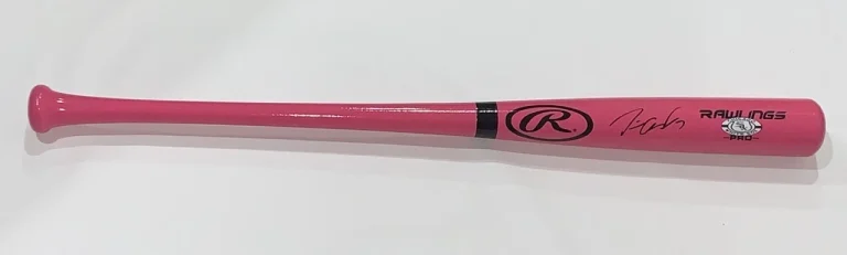TIM ANDERSON SIGNED FULL SIZE PINK BAT CHICAGO WHITE SOX JSA COA