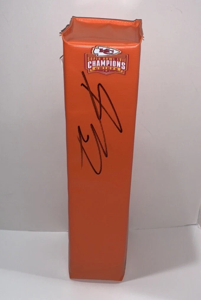SKYY MOORE SIGNED PYLON KANSAS CITY CHIEFS SUPER BOWL CHAMPIONS JSA COA