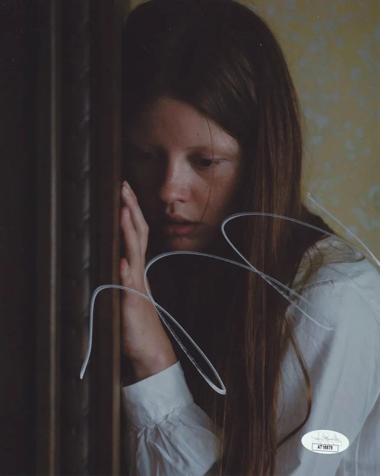 MIA GOTH SIGNED 8X10 MARROWBONE PHOTO JSA