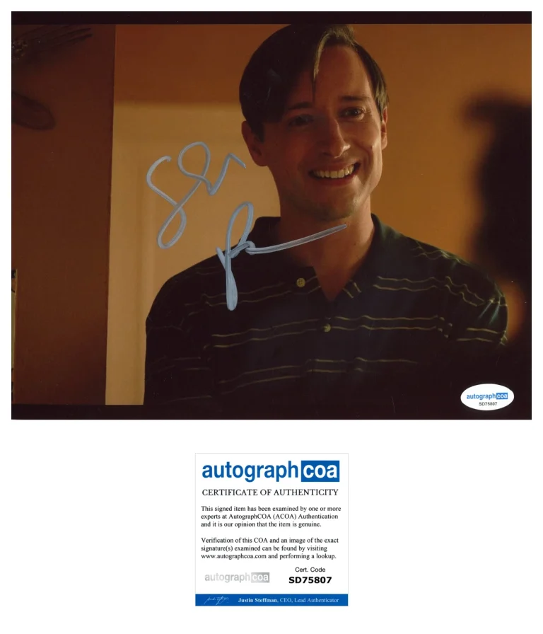 David Rysdahl 'Black Mirror' Signed 8x10 Photo 'Nathan' ACOA