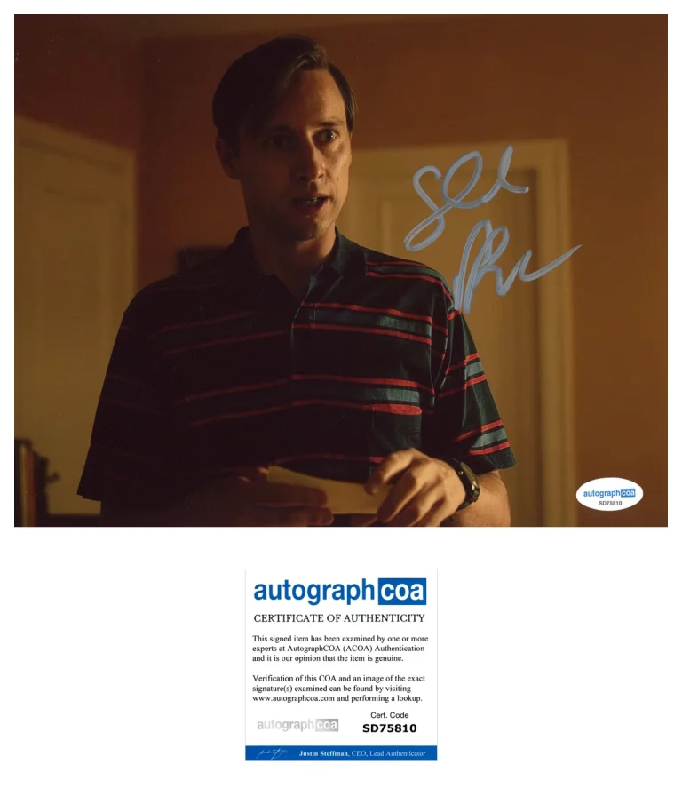 David Rysdahl 'Black Mirror' Signed 8x10 Photo 'Nathan' ACOA