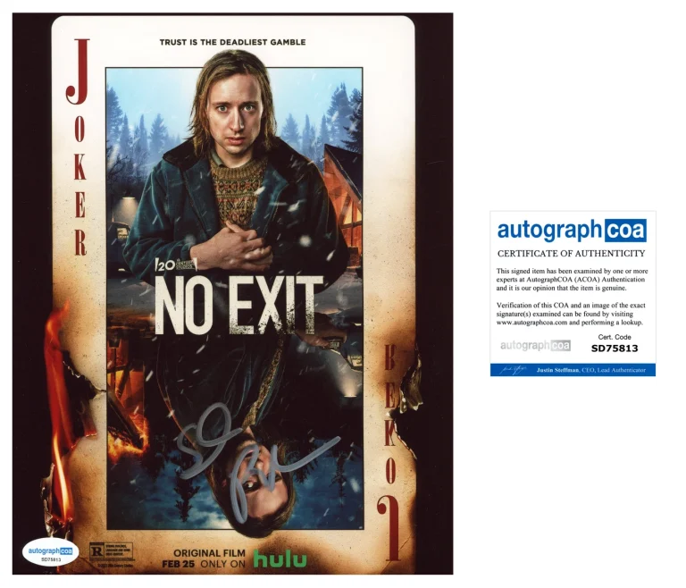 David Rysdahl 'No Exit' Signed 8x10 Photo 'Lars' ACOA