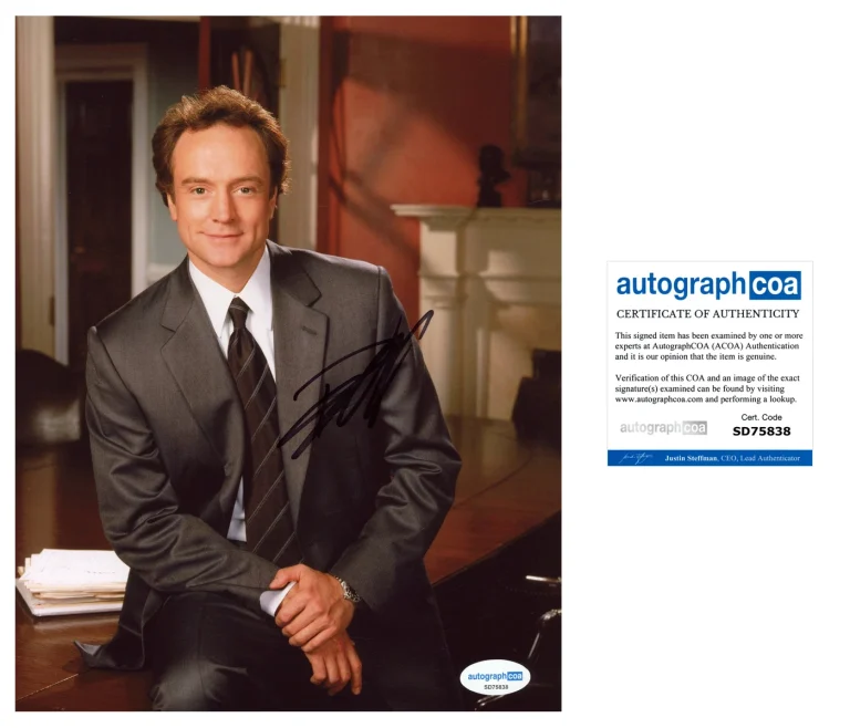Bradley Whitford 'The West Wing' Signed 8x10 Photo 'Josh Lyman' ACOA