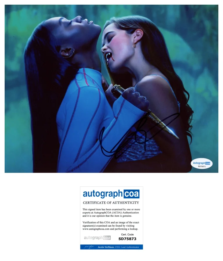 Imani Lewis 'First Kill' Signed 8x10 Photo 'Calliope Burns' ACOA