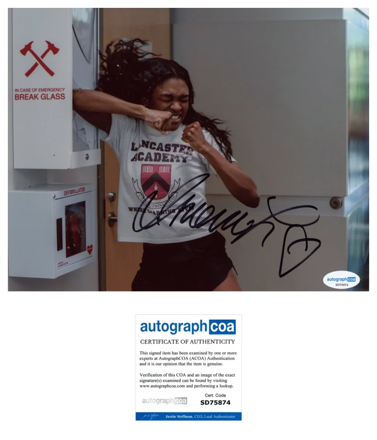 Imani Lewis 'First Kill' Signed 8x10 Photo 'Calliope Burns' ACOA