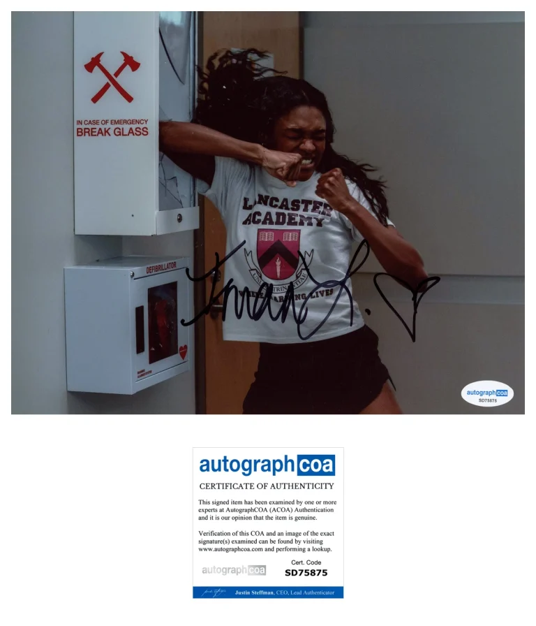 Imani Lewis 'First Kill' Signed 8x10 Photo 'Calliope Burns' ACOA