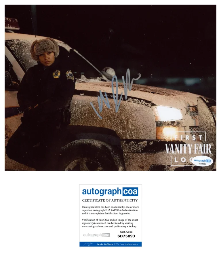 Kali Reis ‘True Detective Night Country’ Signed 8x10 Photo ‘Evangeline’ ACOA