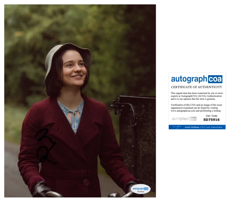 Aisling Franciosi 'Jimmy's Hall' Signed 8x10 Photo 'Marie' ACOA
