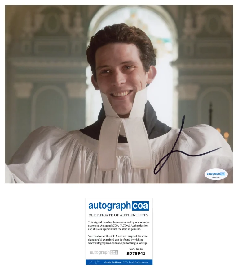Josh O'Connor 'Emma.' Signed 8x10 Photo 'Mr. Elton' ACOA