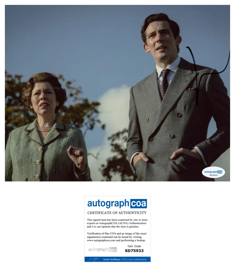 Josh O'Connor 'The Crown' Signed 8x10 Photo 'Prince Charles' ACOA