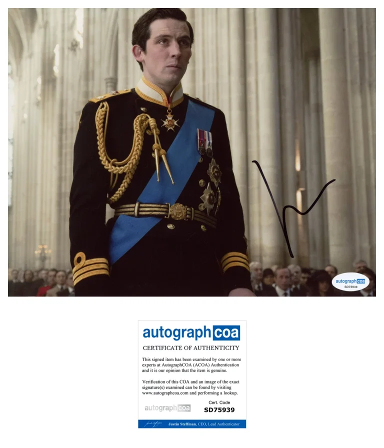 Josh O'Connor 'The Crown' Signed 8x10 Photo 'Prince Charles' ACOA